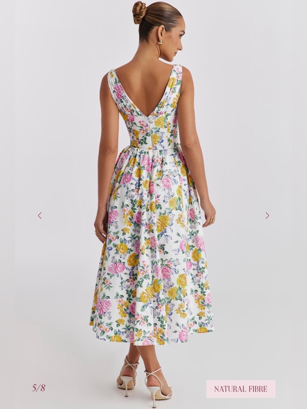House of CB Emmelina floral cotton blend dress - Picture 10 of 13